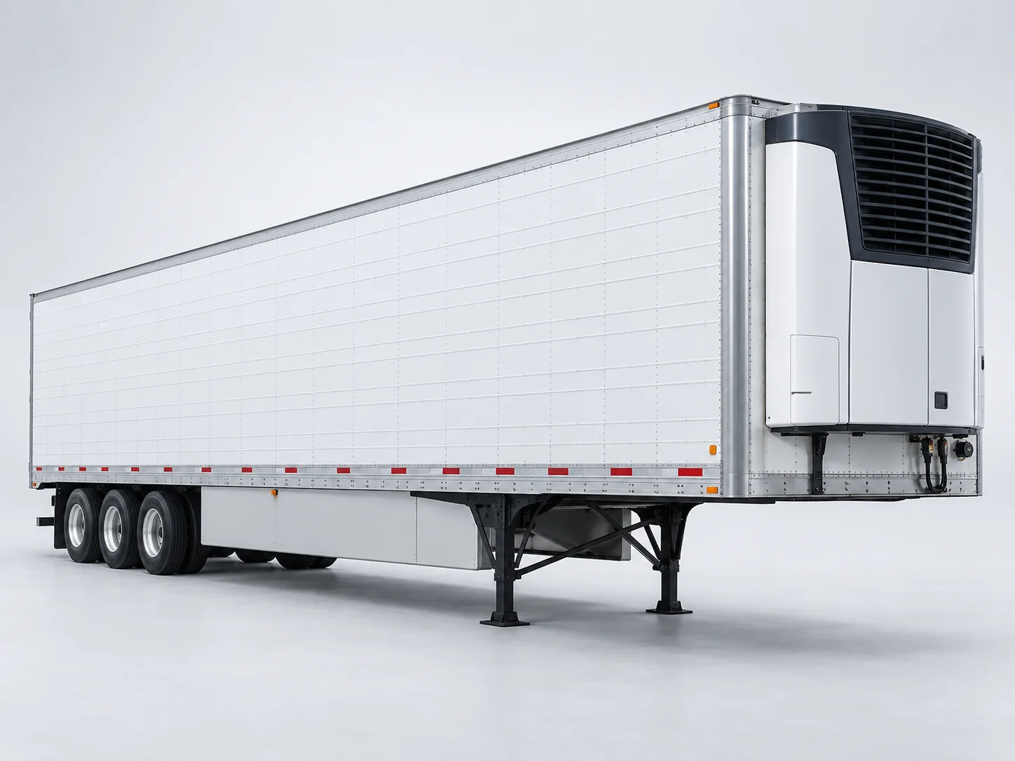 White 53-foot refrigerated trailer